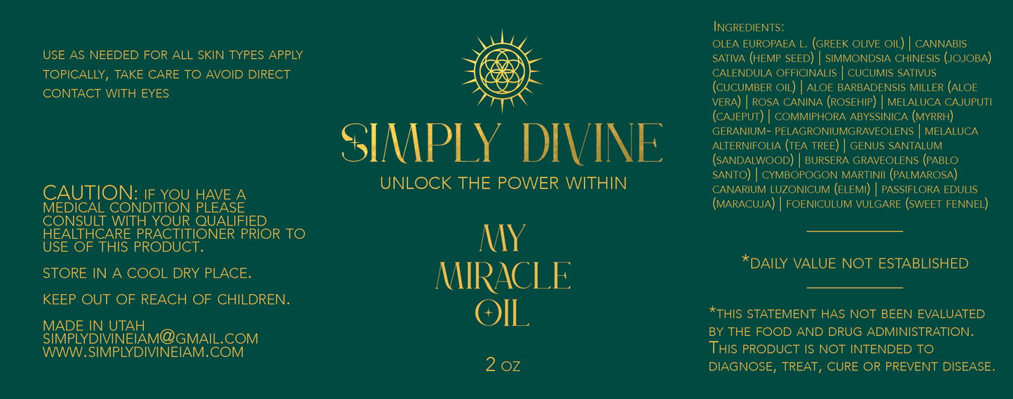 My Miracle Oil