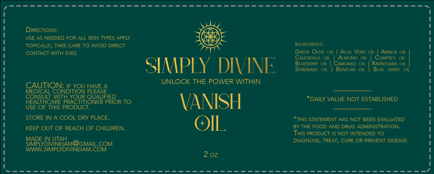 Vanish Oil