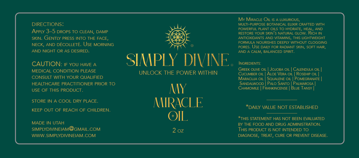 My Miracle Oil