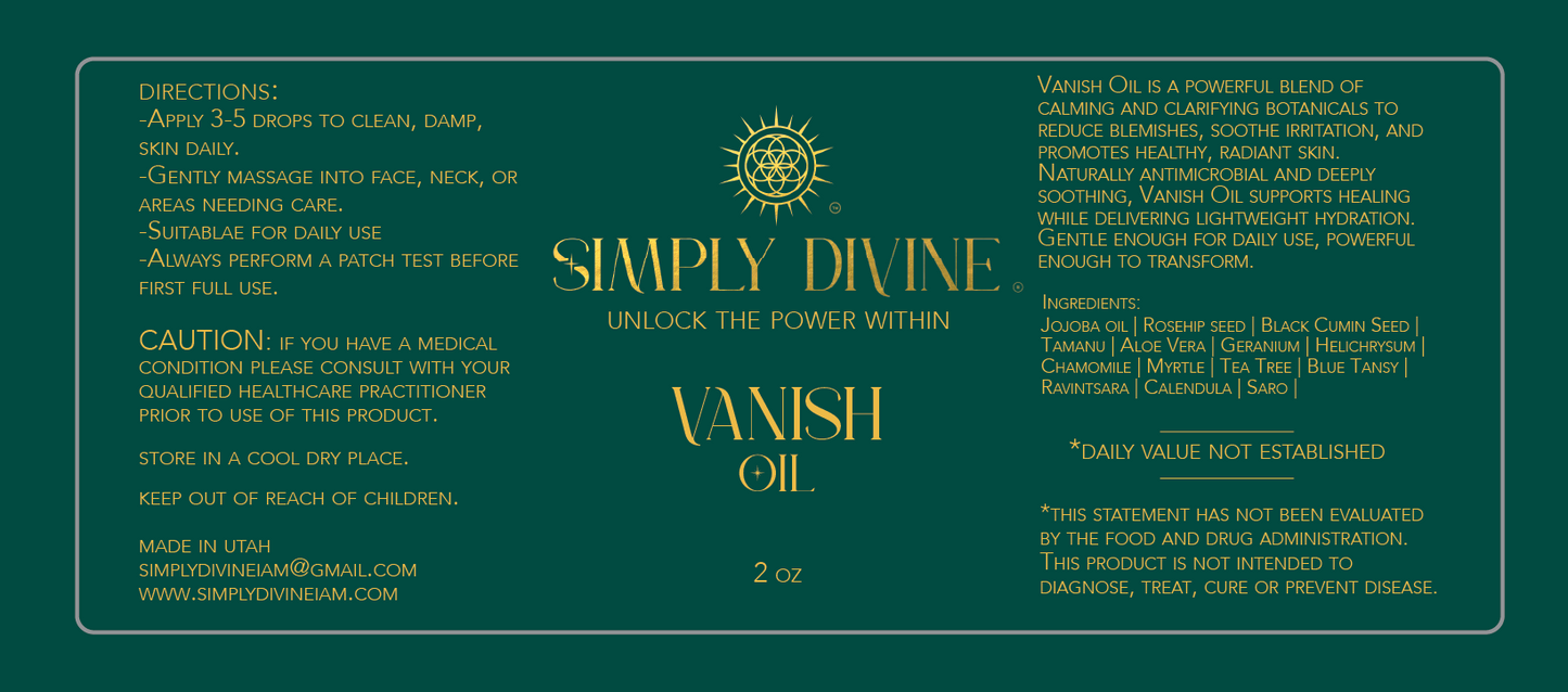 Vanish Oil